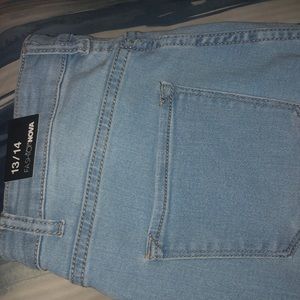 Fashion nova ripped jeans light wash